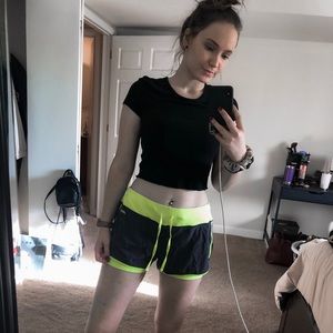 3+ Bundle 50% Off - Grey & Yellow Athletic Shorts